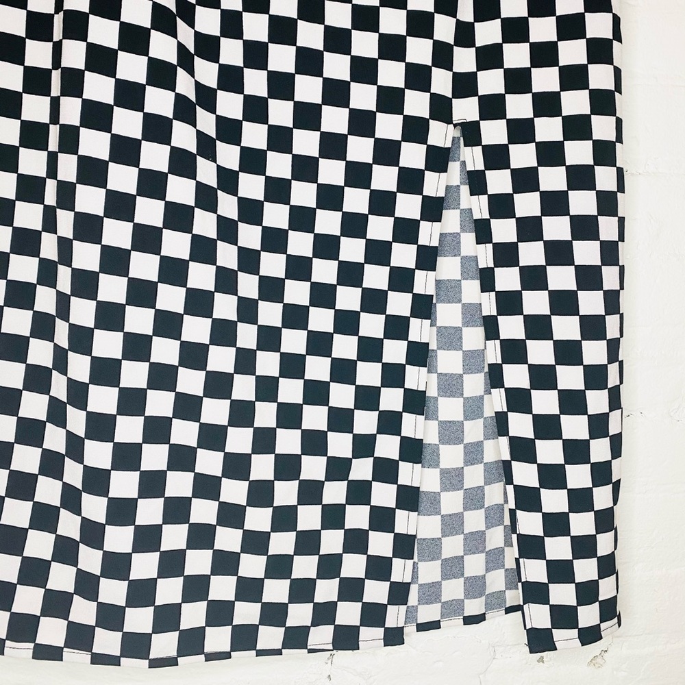 EUC Pins & Needles Checkered Pencil Skirt w/ Slit - Picture 2 of 3